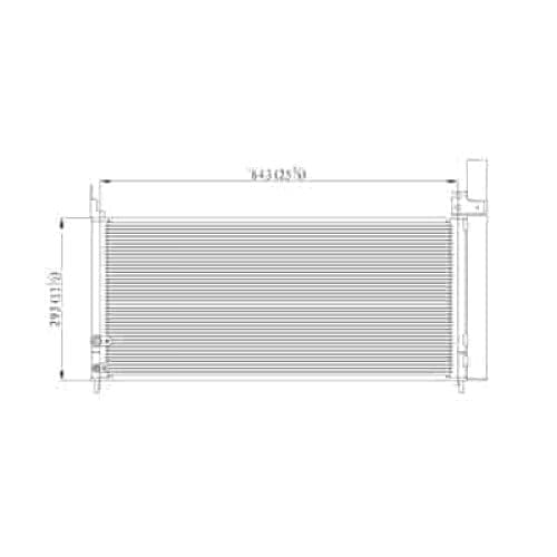 CND3991 Cooling System A/C Condenser CND3991 Cooling System A/C Condenser