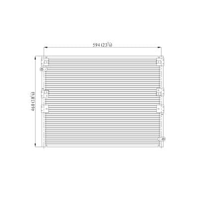 CND40074 Cooling System A/C Condenser CND40074 Cooling System A/C Condenser