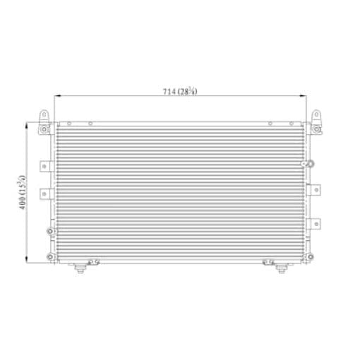 CNDDPI3042 Cooling System A/C Condenser CNDDPI3042 Cooling System A/C Condenser