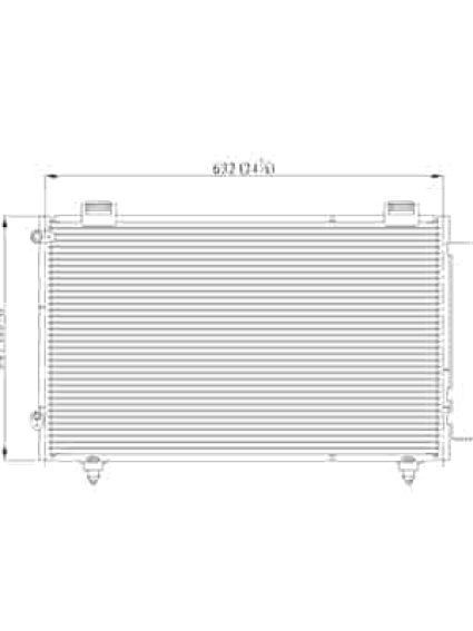 CNDDPI3085 Cooling System A/C Condenser