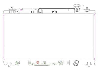 RAD13035 Cooling System Radiator RAD13035 Cooling System Radiator