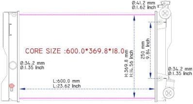 RAD13106 Cooling System Radiator RAD13106 Cooling System Radiator