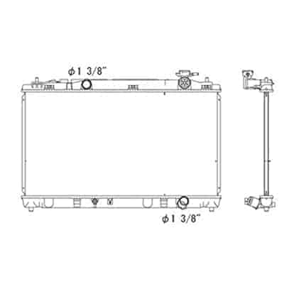 RAD13159 Cooling System Radiator