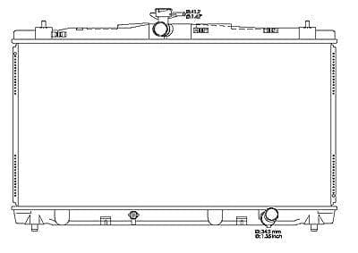 RAD13269 Cooling System Radiator RAD13269 Cooling System Radiator
