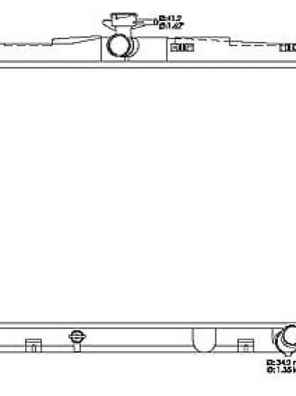 RAD13269 Cooling System Radiator