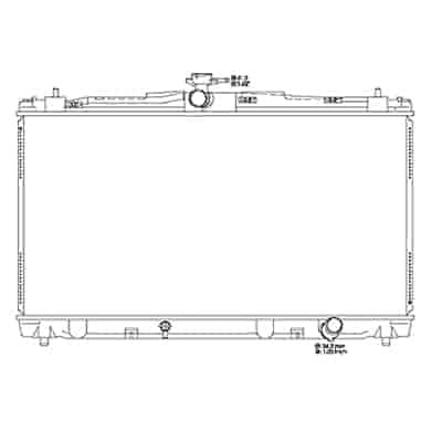 RAD13270 Cooling System Radiator RAD13270 Cooling System Radiator