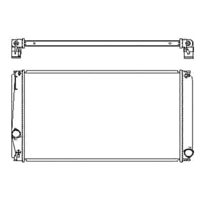 RAD13383 Cooling System Radiator