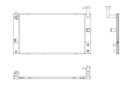 RAD2758 Cooling System Radiator