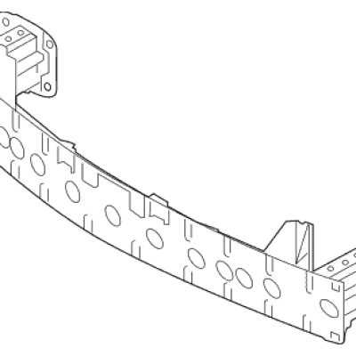 MA1006156C Front Bumper Impact Bar