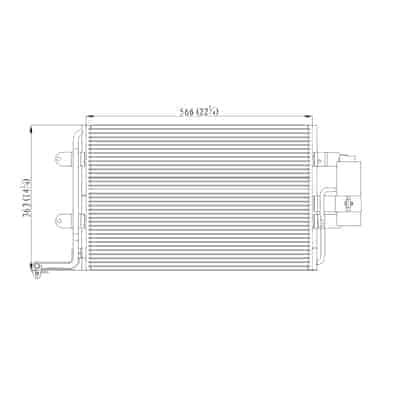 CNDDPI4933 Front A/C Condenser CNDDPI4933 Front A/C Condenser