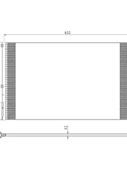 CND3890 Cooling System A/C Condenser