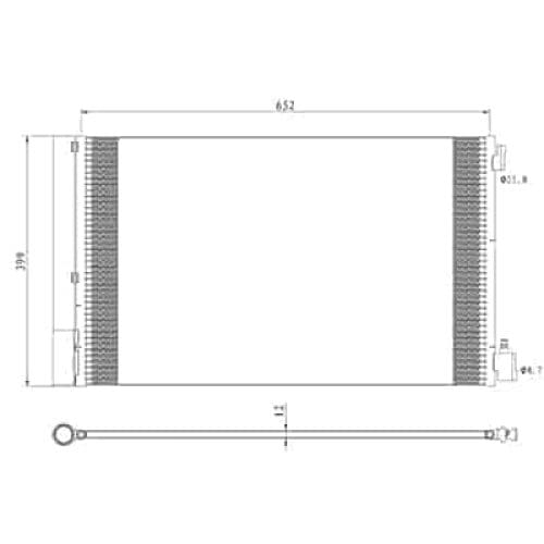 CND3890 Cooling System A/C Condenser CND3890 Cooling System A/C Condenser