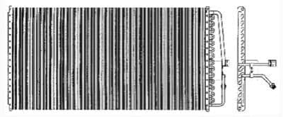 CND40110 Cooling System A/C Condenser