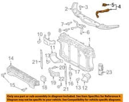 MA1246104 Driver Side Fender Apron