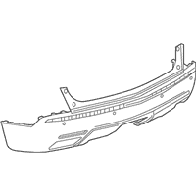 GM1100985 Rear Bumper Cover