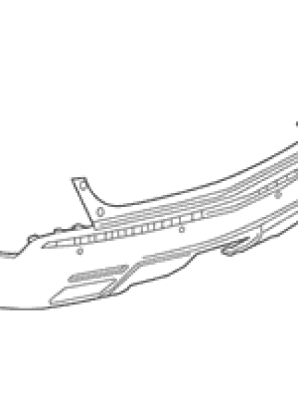 GM1100985 Rear Bumper Cover