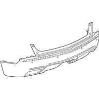 GM1100985 Rear Bumper Cover GM1100985 Rear Bumper Cover