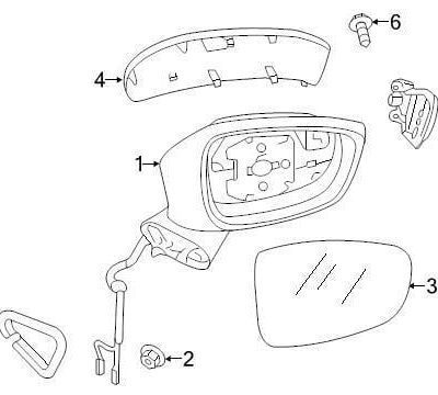 MA1321188 Passenger Side Power Heated Mirror MA1321188 Passenger Side Power Heated Mirror