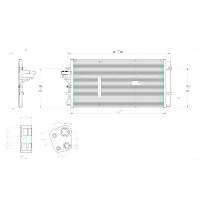 CND3875 Cooling System A/C Condenser CND3875 Cooling System A/C Condenser