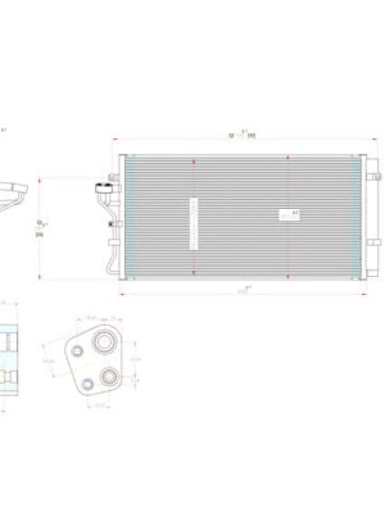 CND3875 Cooling System A/C Condenser