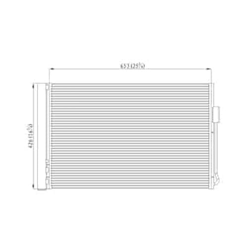 CND3899 Cooling System A/C Condenser CND3899 Cooling System A/C Condenser