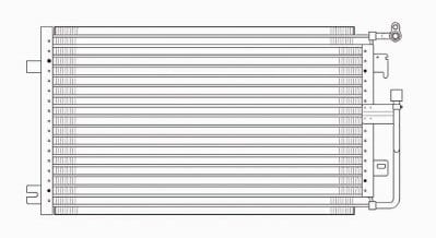 CND40025 Cooling System A/C Condenser CND40025 Cooling System A/C Condenser