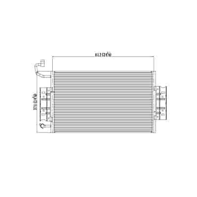 CND40093 Cooling System A/C Condenser CND40093 Cooling System A/C Condenser
