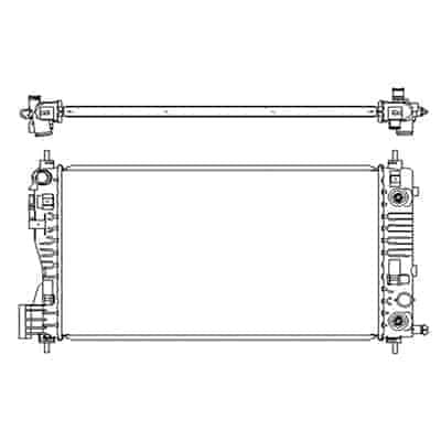 RAD13332 Cooling System Radiator RAD13332 Cooling System Radiator