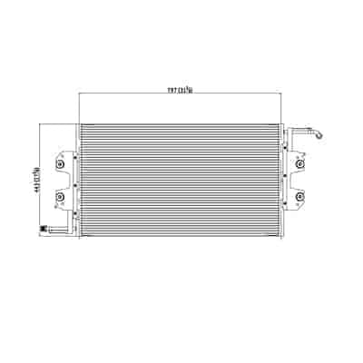 CND40111 Cooling System A/C Condenser