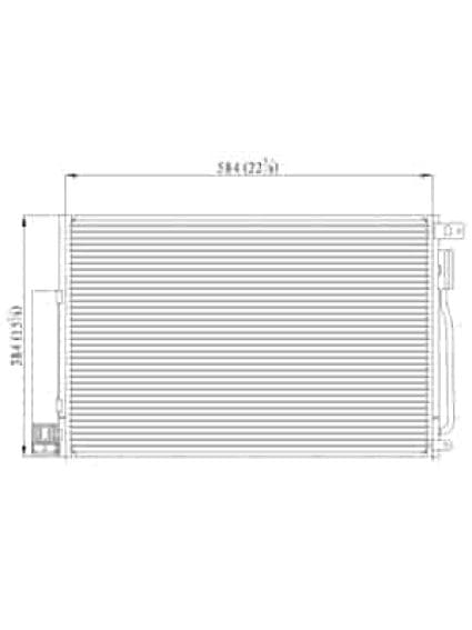 CND4063 Cooling System A/C Condenser