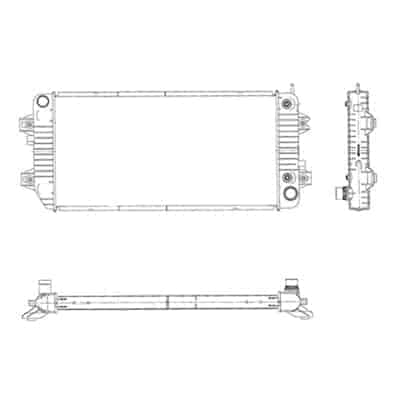 RAD2935 Cooling System Radiator RAD2935 Cooling System Radiator