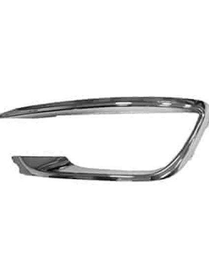 FO1046105 Front Bumper Cover Fog Driver Side