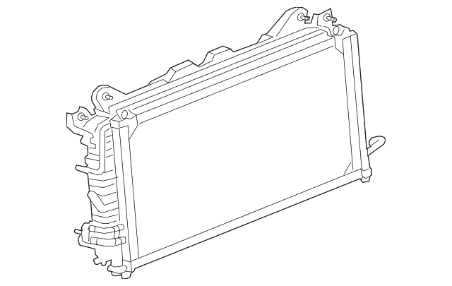 RAD13721 Cooling System Radiator