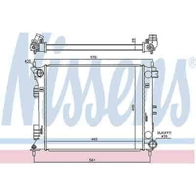 RAD3101 Cooling System Radiator Auxillary RAD3101 Cooling System Radiator Auxillary