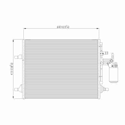 CND3998 Cooling System A/C Condenser CND3998 Cooling System A/C Condenser