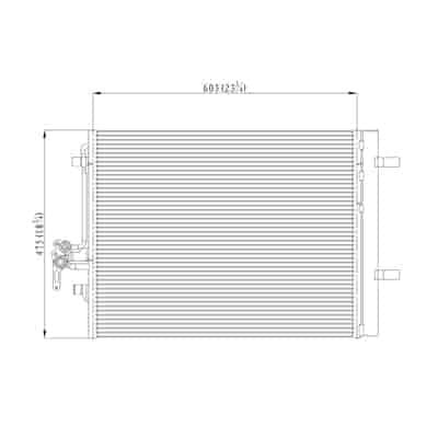 CNDDPI3733 Cooling System A/C Condenser