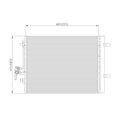 CNDDPI3733 Cooling System A/C Condenser CNDDPI3733 Cooling System A/C Condenser