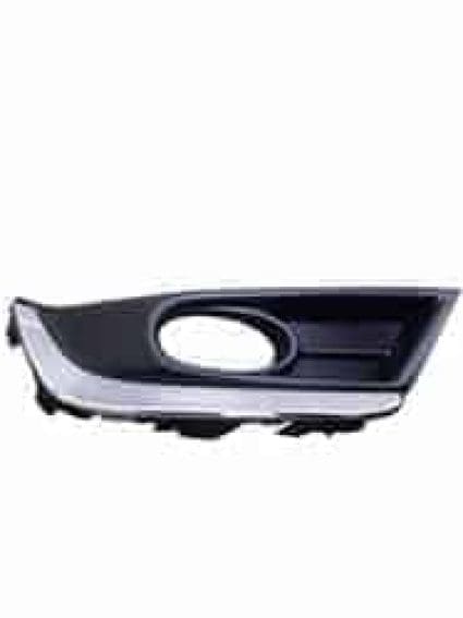HO1039135 Passenger Side Front Bumper Fog Light Bezel