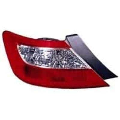HO2800165C Driver Side Outer Tail Lamp Lens and Housing HO2800165C Driver Side Outer Tail Lamp Lens and Housing