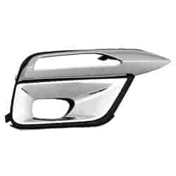 IN1039107 Front Bumper Insert Fog Light Bezel Passenger Side