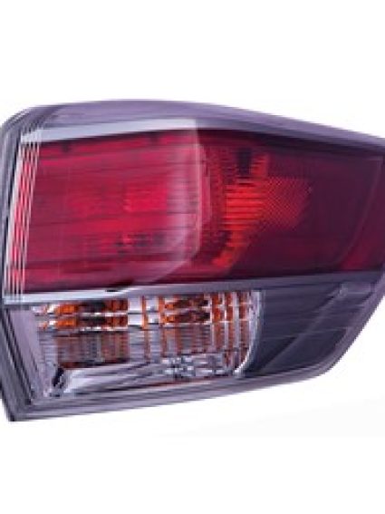 TO2804120C Driver Side Outer Tail Light Assembly