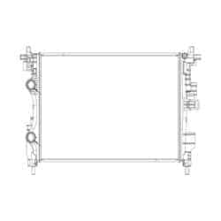 RAD13687 Cooling System Radiator