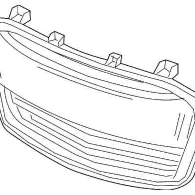 GM1036195C Front Bumper Grille GM1036195C Front Bumper Grille