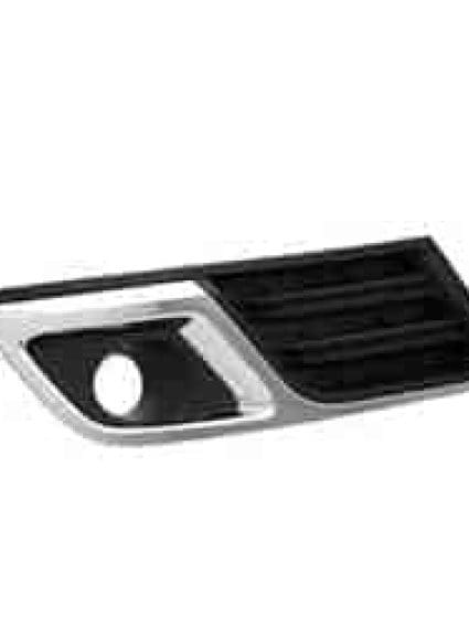 GM1039148 Front Bumper Insert Fog Light Bezel Passenger Side