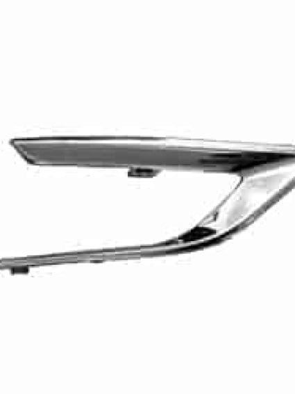 GM1039213 Front Bumper Insert Fog Light Trim Passenger Side