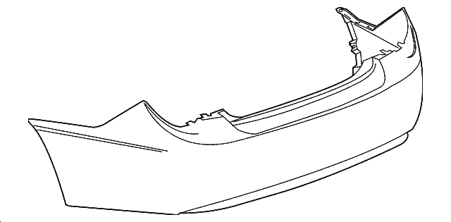 GM1100A00C Rear Bumper Cover