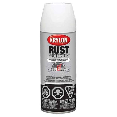 Krylon Paint Rust Protector DUP469000 Enamel Gloss White 340g 12oz