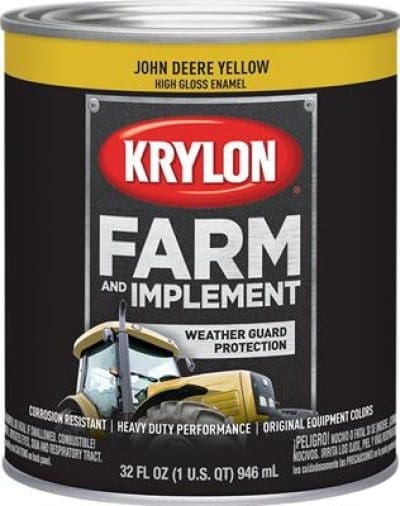 Krylon Paint Farm & Implement DUP41970 John Deere Yellow Gal 3.78L