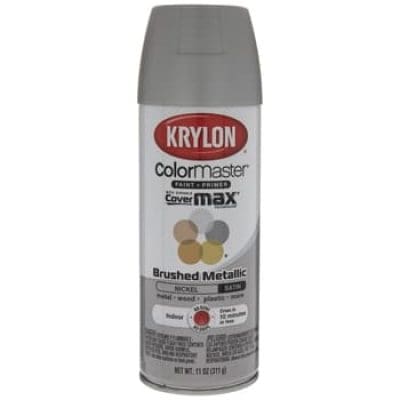 Krylon Paint Dual Superbond DUP48848 Satin Nickle 340g 12oz