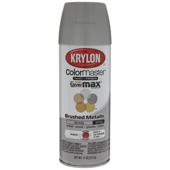 Krylon Paint Dual Superbond DUP48848 Satin Nickle 340g 12oz